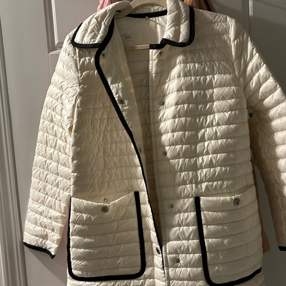 Moncler Ladies off white down jacket